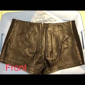 Leather Shorts